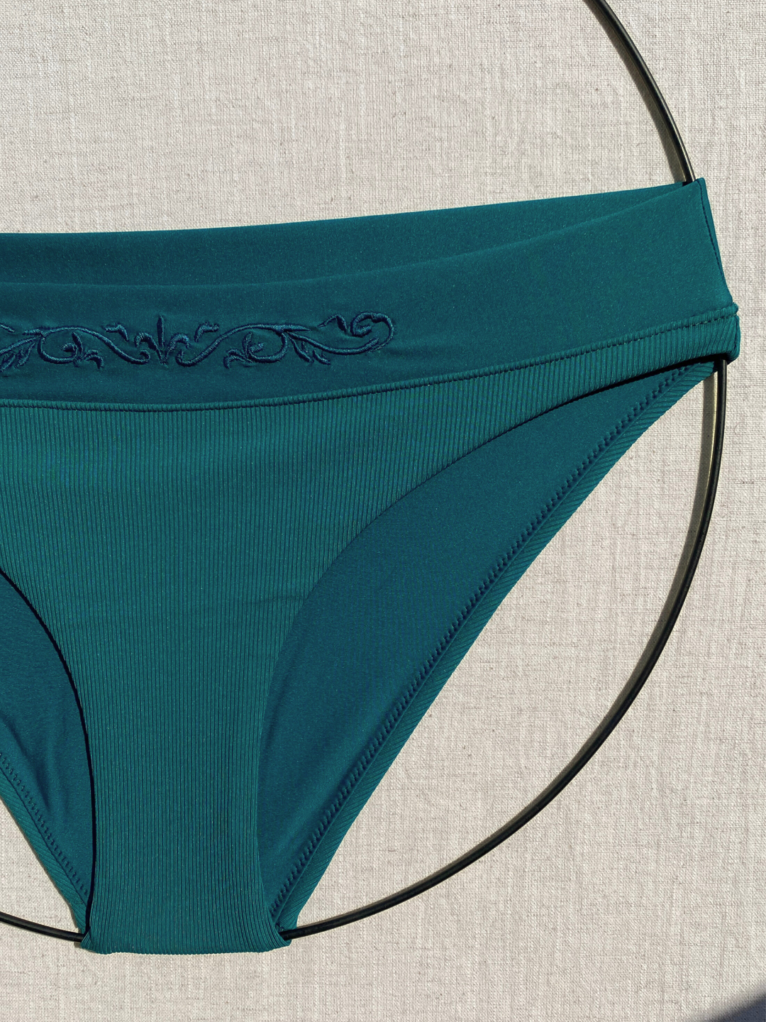 Emerald green bikini bottoms sales