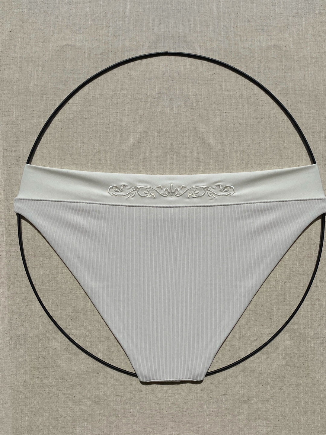 Bikini-bottom-classic-ivory-white-with-rib-fabric-and-embroidery-product-back